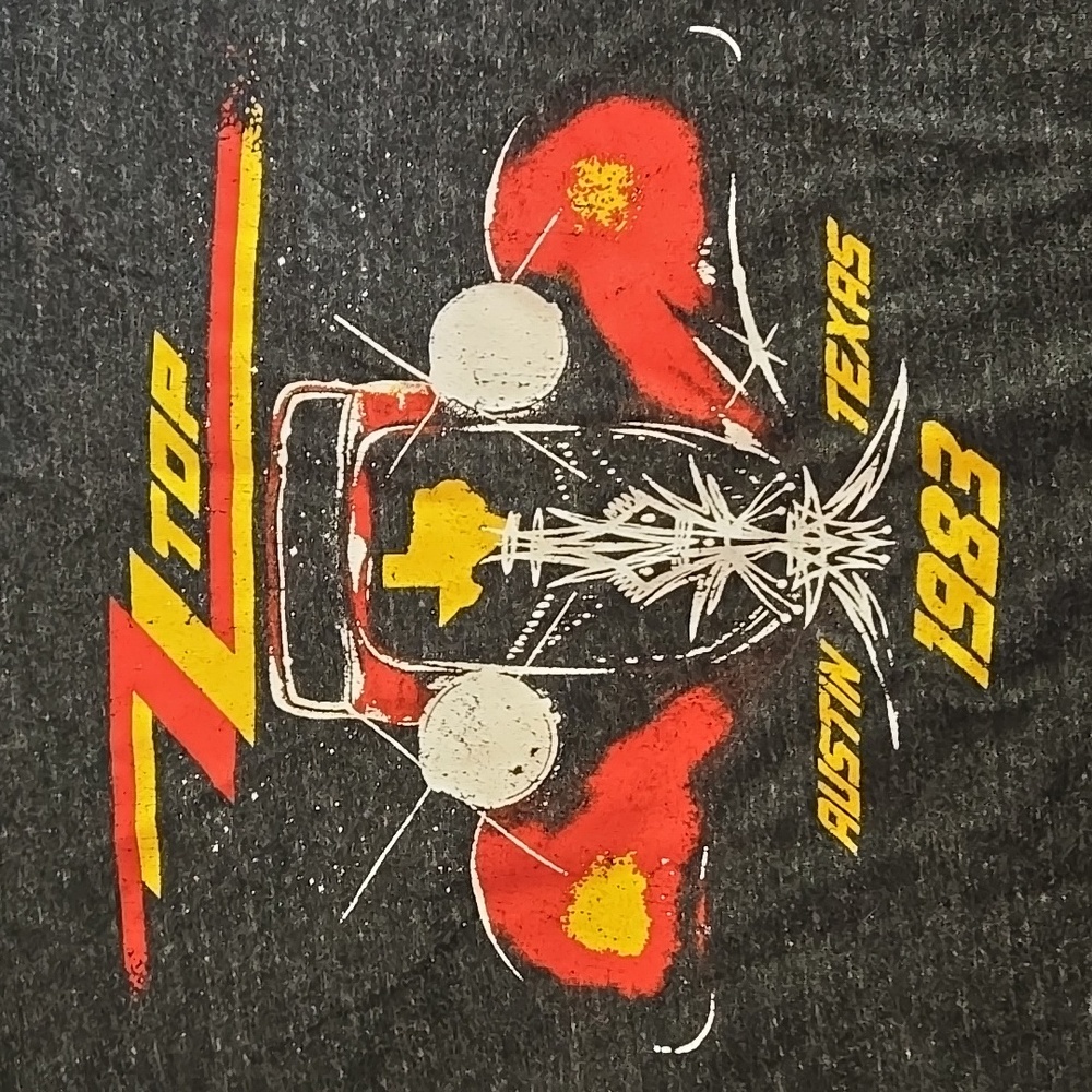 ZZ Top Austin Texas 1983 Tee XL